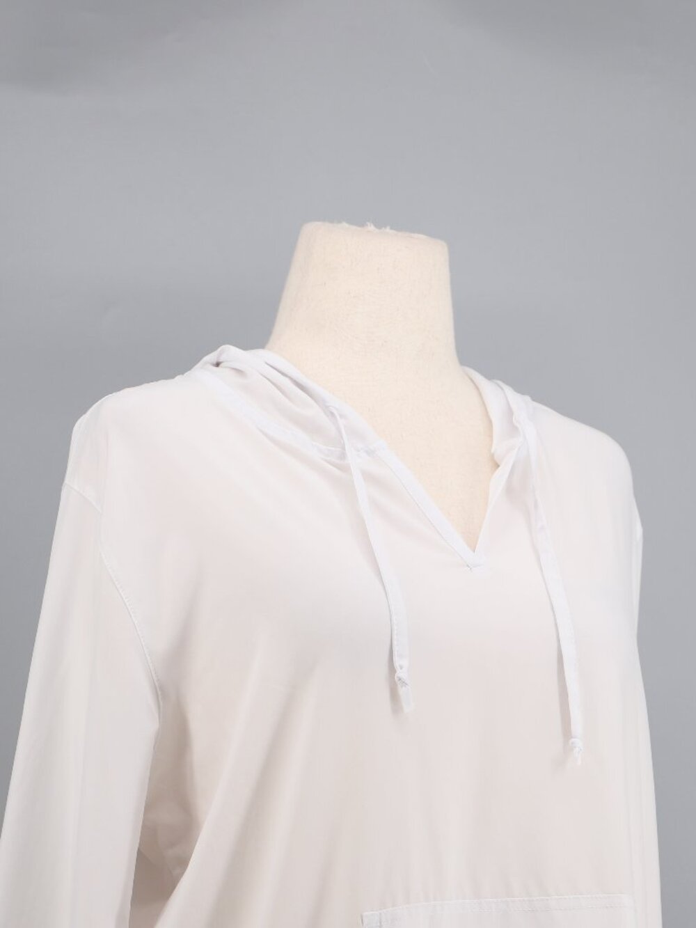 RIPSKIRT Lightweight Sun Hoody Pullover in White Size XL - Picture 3 of 8